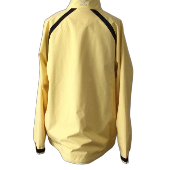 Cutter & Buck Windbreaker Jacket Men’s Size Large Yellow CB WeatherTec Pullover - Picture 11 of 13